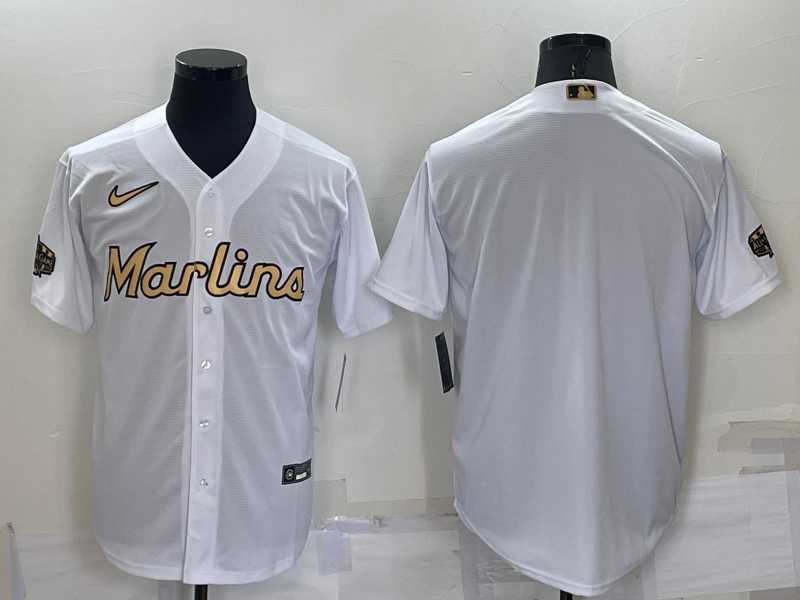 Miami Marlins Blank White 2022 All Star Stitched Cool Base Nike Jersey,We sell and wholesale Miami Marlins Blank White 2022 All Star Stitched Cool Base Nike Jersey on line form chian!